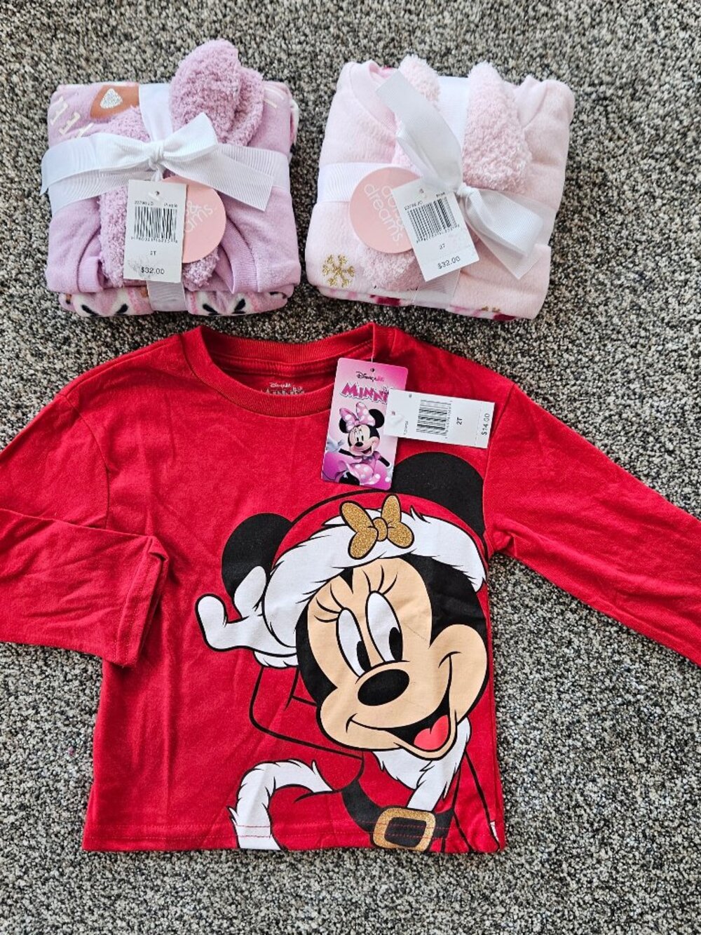 Girls 2T Bundle Pajamas and Top NWT
